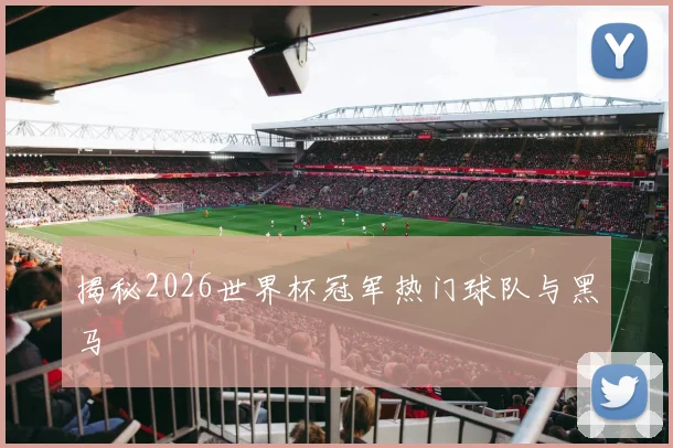 揭秘2026世界杯冠军热门球队与黑马